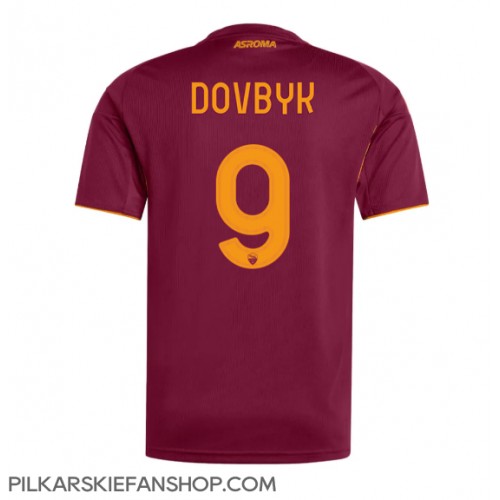 Koszulka piłkarska AS Roma Artem Dovbyk #9 Strój Domowy 2025-26 tanio Krótki Rękaw Koszulka piłkarska AS Roma Artem Dovbyk #9 Strój Domowy 2025-26 tanio Krótki Rękaw